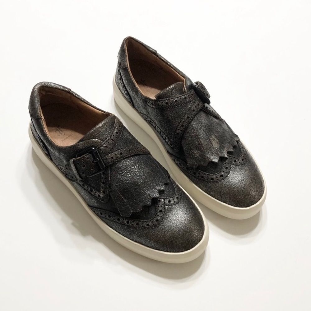 Frye 5.5 Womens Brea Kiltie Sneakers Shoes Slip Ons
